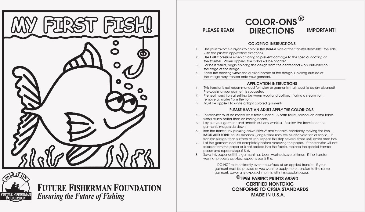 Future Fisherman Foundation and Color-on's Offer Kids Outdoor Collection –  Future Fisherman Foundation